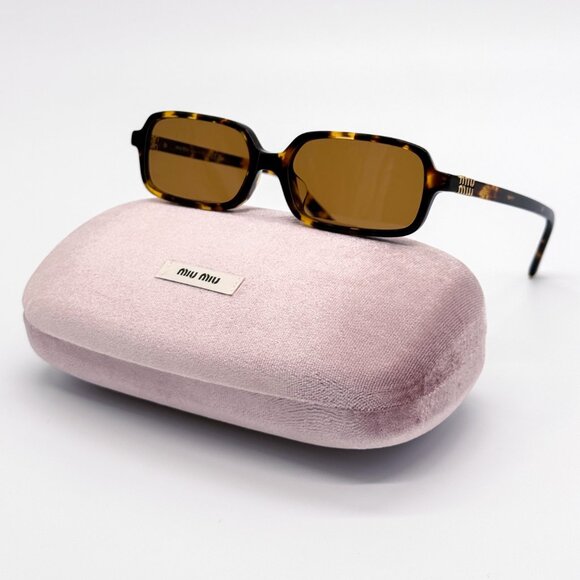 NEW MIU MIU MU11ZSF VAU2Z1 HAVANA WOMEN SUNGLASSES MU11ZS VAU2Z1 - Picture 1 of 10